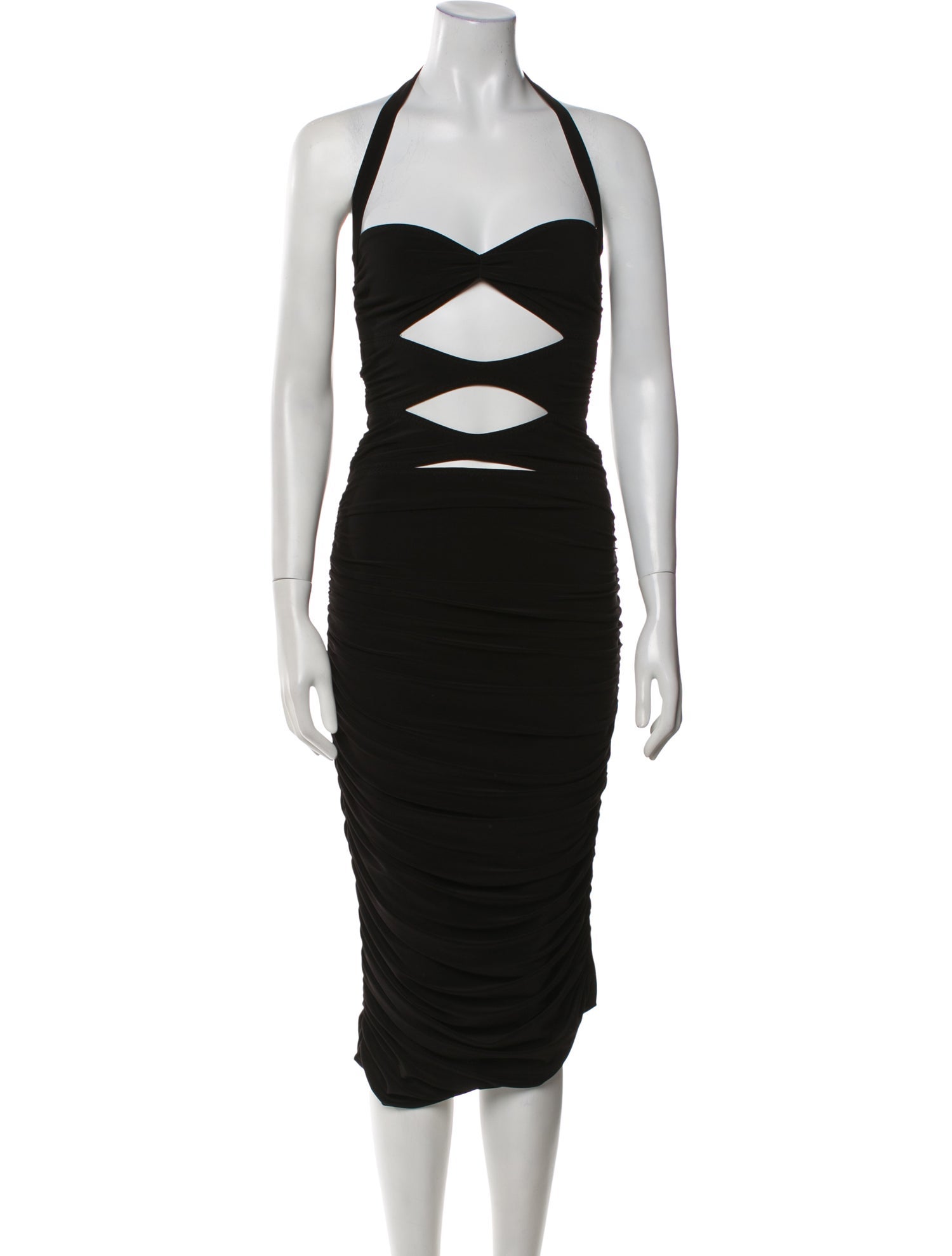 Norma Kamali Halterneck Midi Length Dress