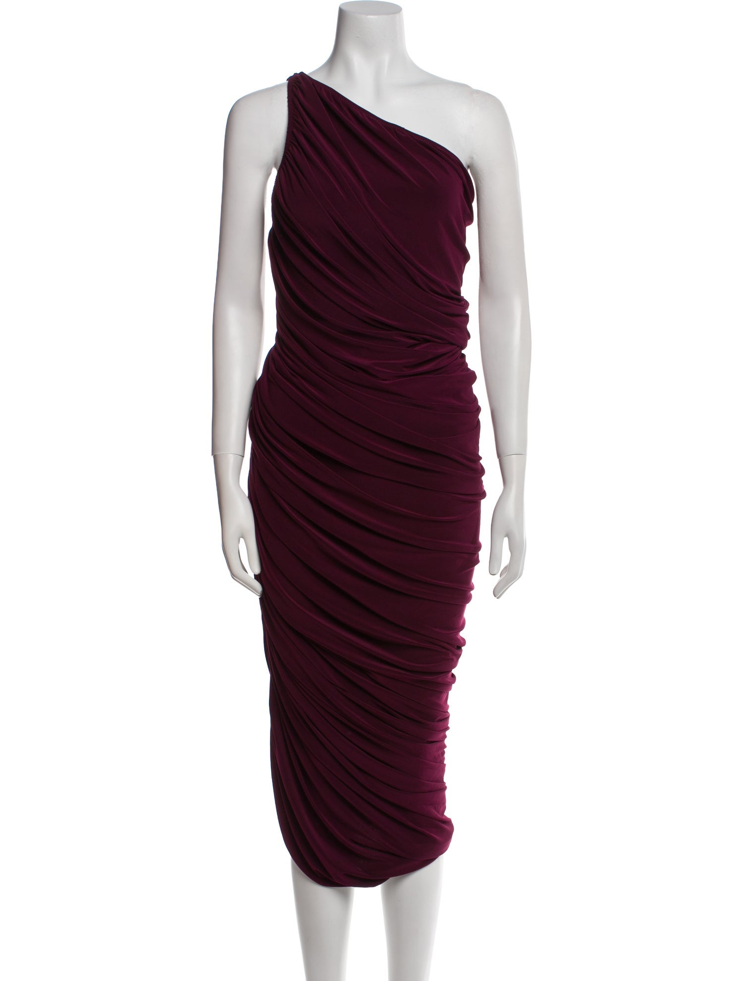 Norma Kamali One-Shoulder Long Dress