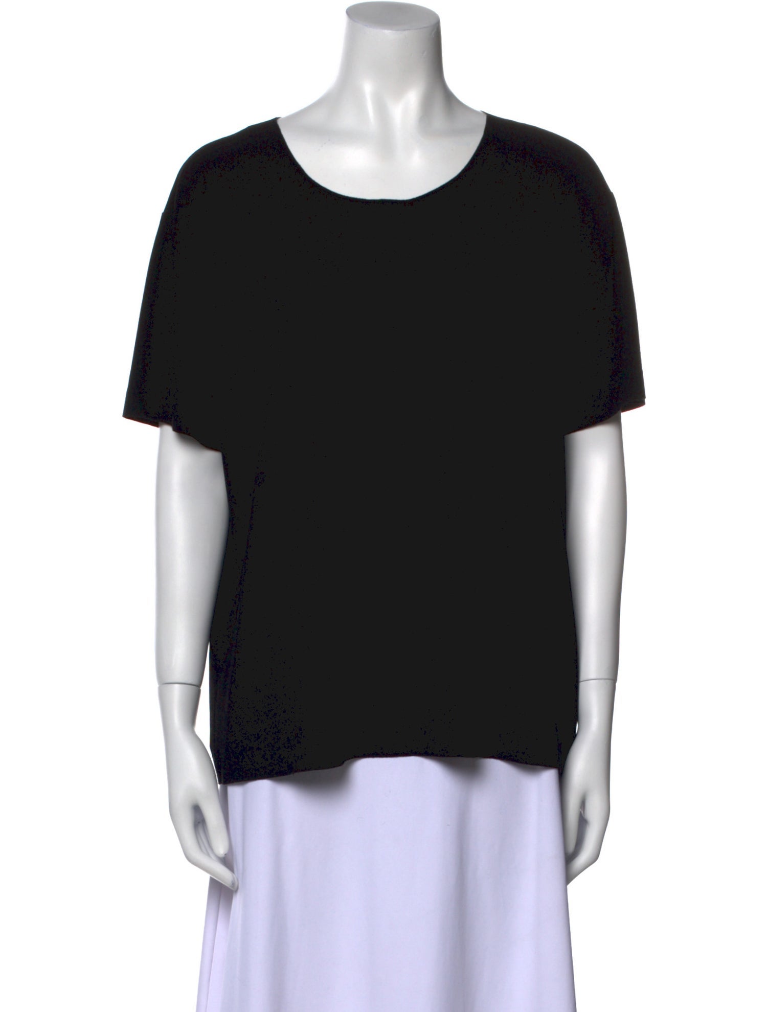 Norma Kamali Scoop Neck Short Sleeve T-Shirt