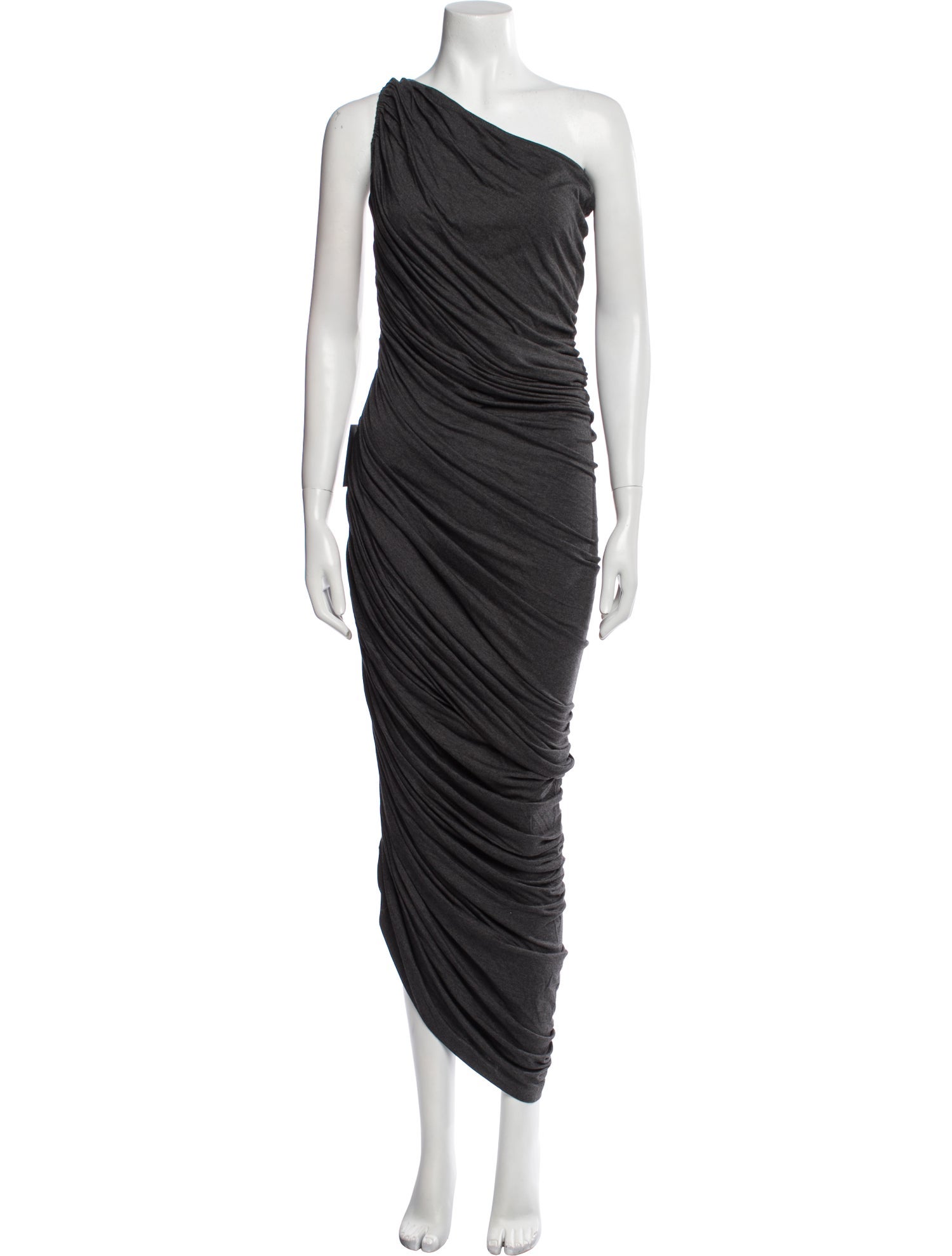 Norma Kamali One-Shoulder Long Dress