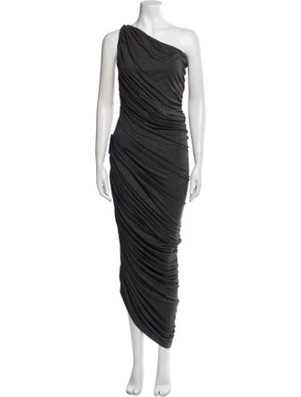 Norma Kamali One-Shoulder Long Dress