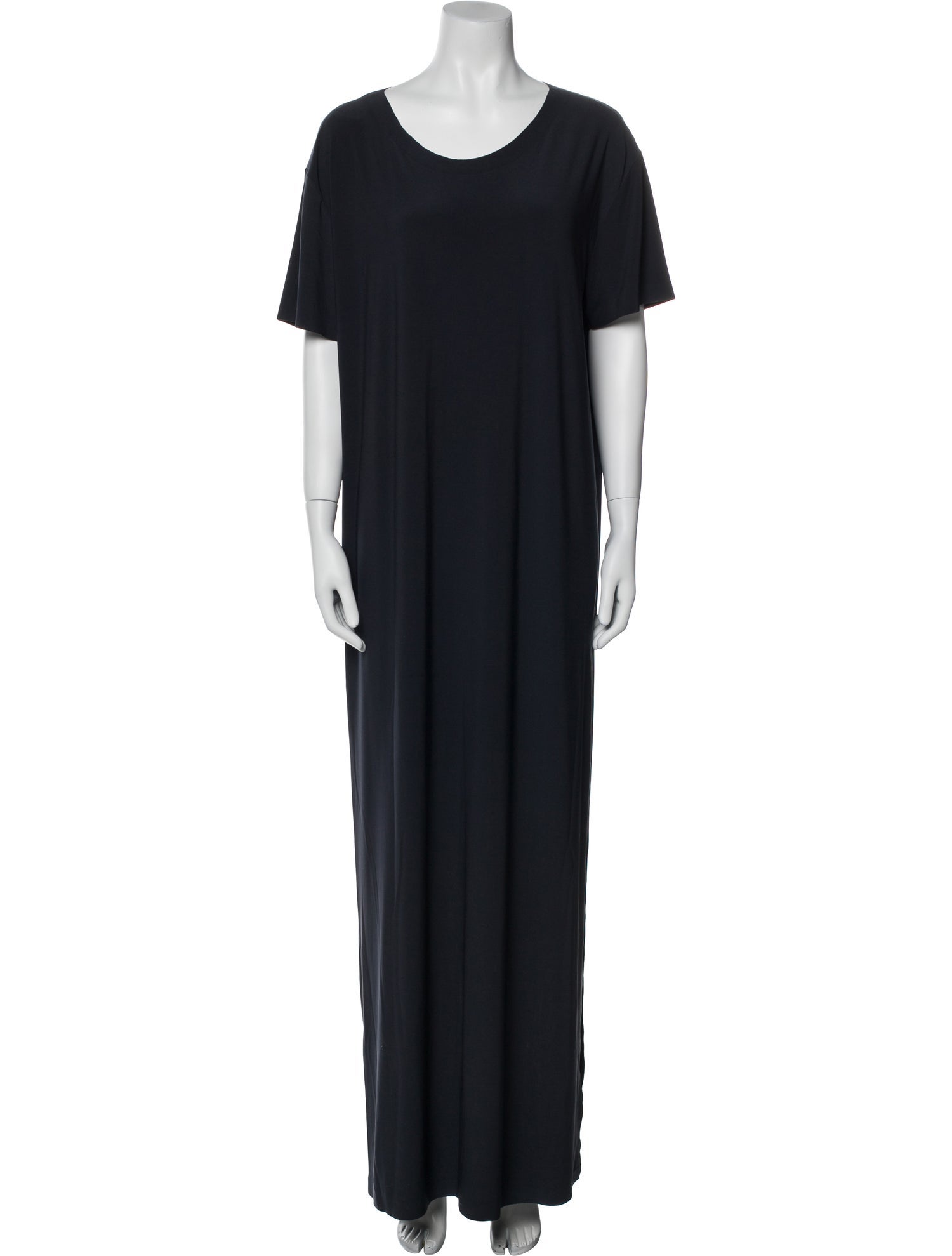 Norma Kamali Scoop Neck Long Dress