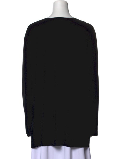 Norma Kamali Scoop Neck Long Sleeve Tunic