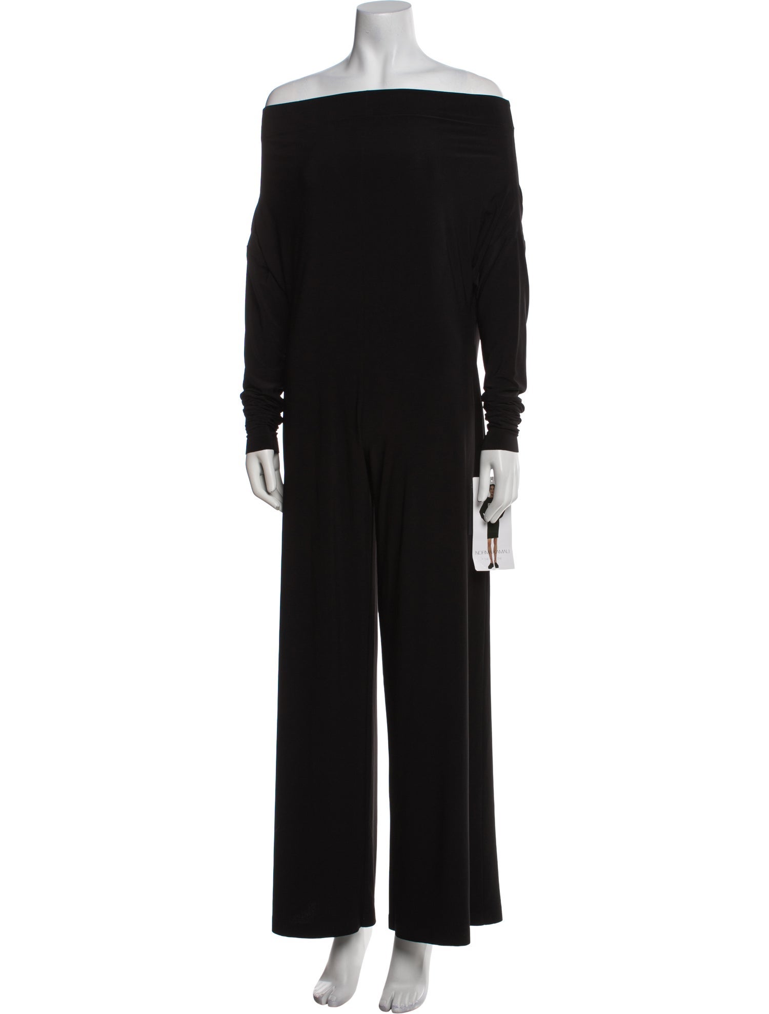 Norma Kamali Off-The-Shoulder Jumpsuit