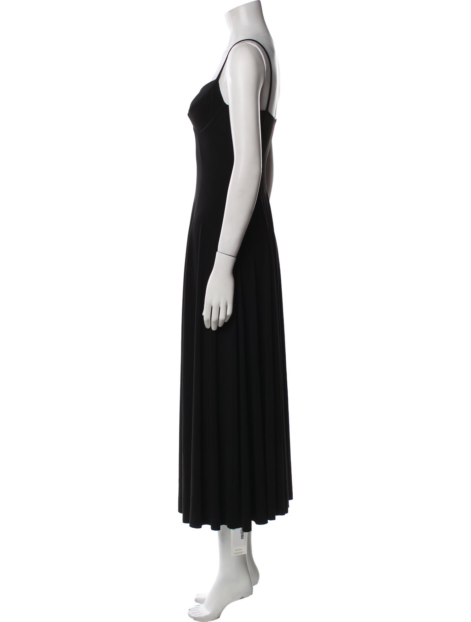 Norma Kamali V-Neck Midi Length Dress