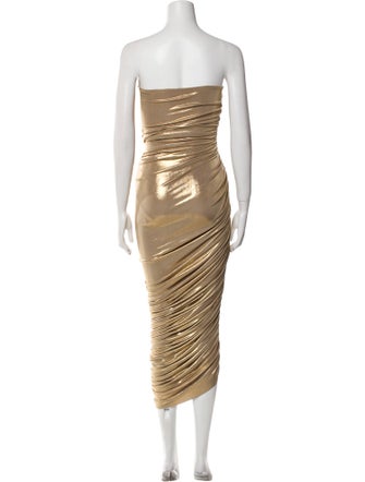 Norma Kamali Strapless Long Dress