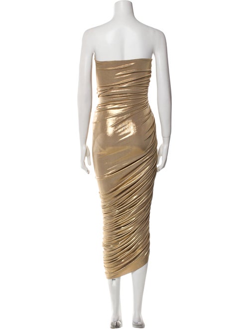 Norma Kamali Strapless Long Dress