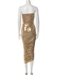 Norma Kamali Strapless Long Dress