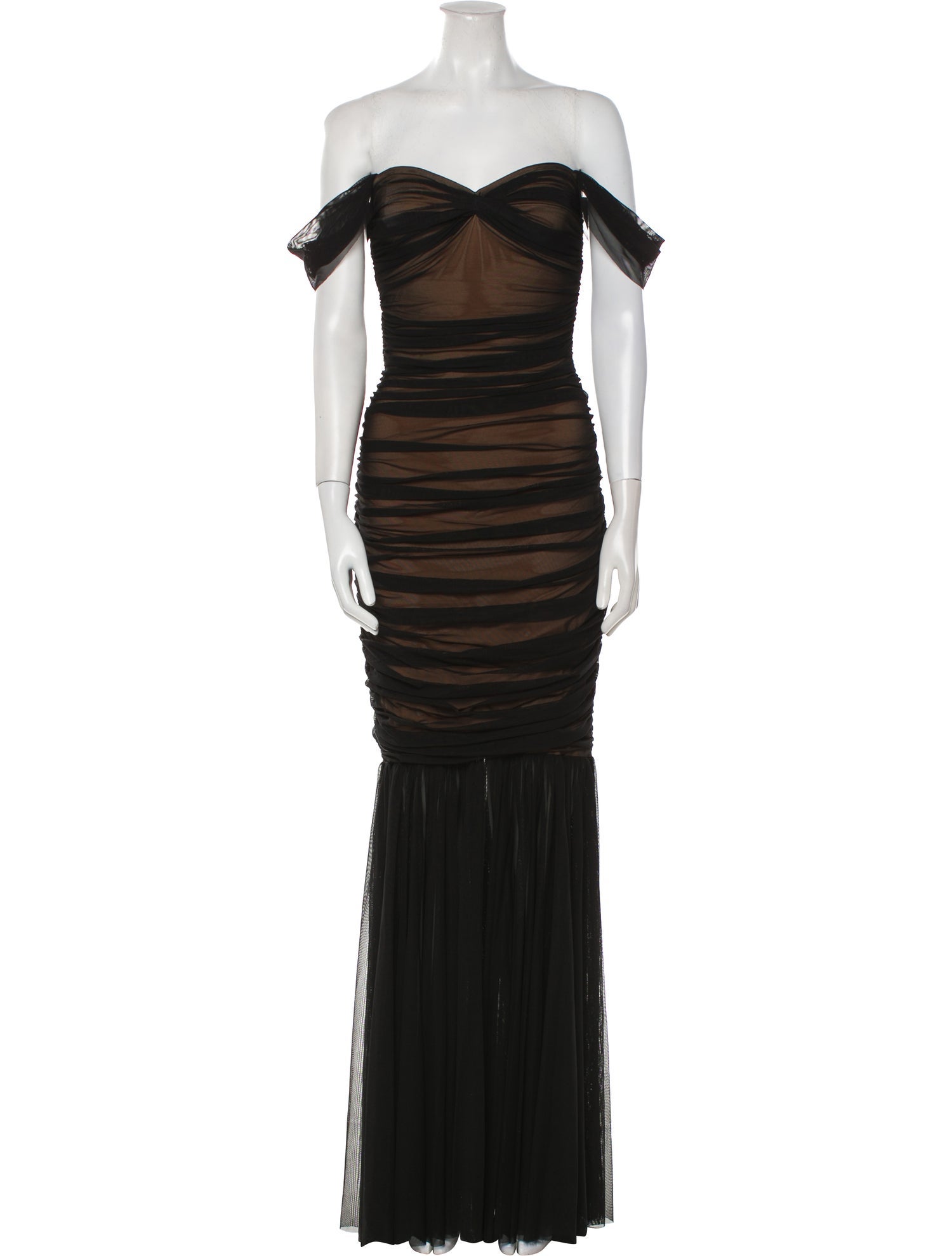 Norma Kamali Strapless Long Dress