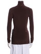 Norma Kamali Turtleneck Long Sleeve Top