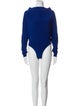 Norma Kamali Turtleneck Long Sleeve Bodysuit