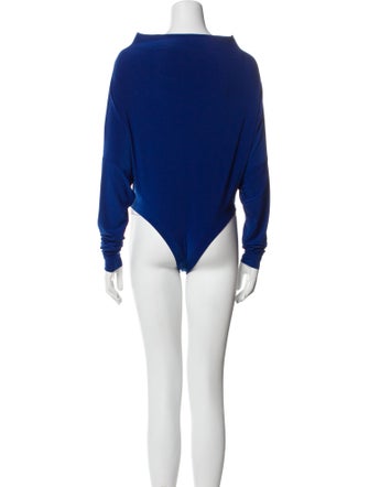 Norma Kamali Turtleneck Long Sleeve Bodysuit