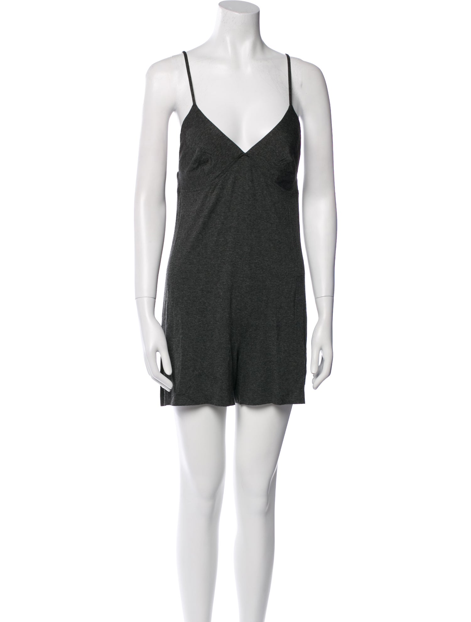 Norma Kamali Plunge Neckline Romper w/ Tags