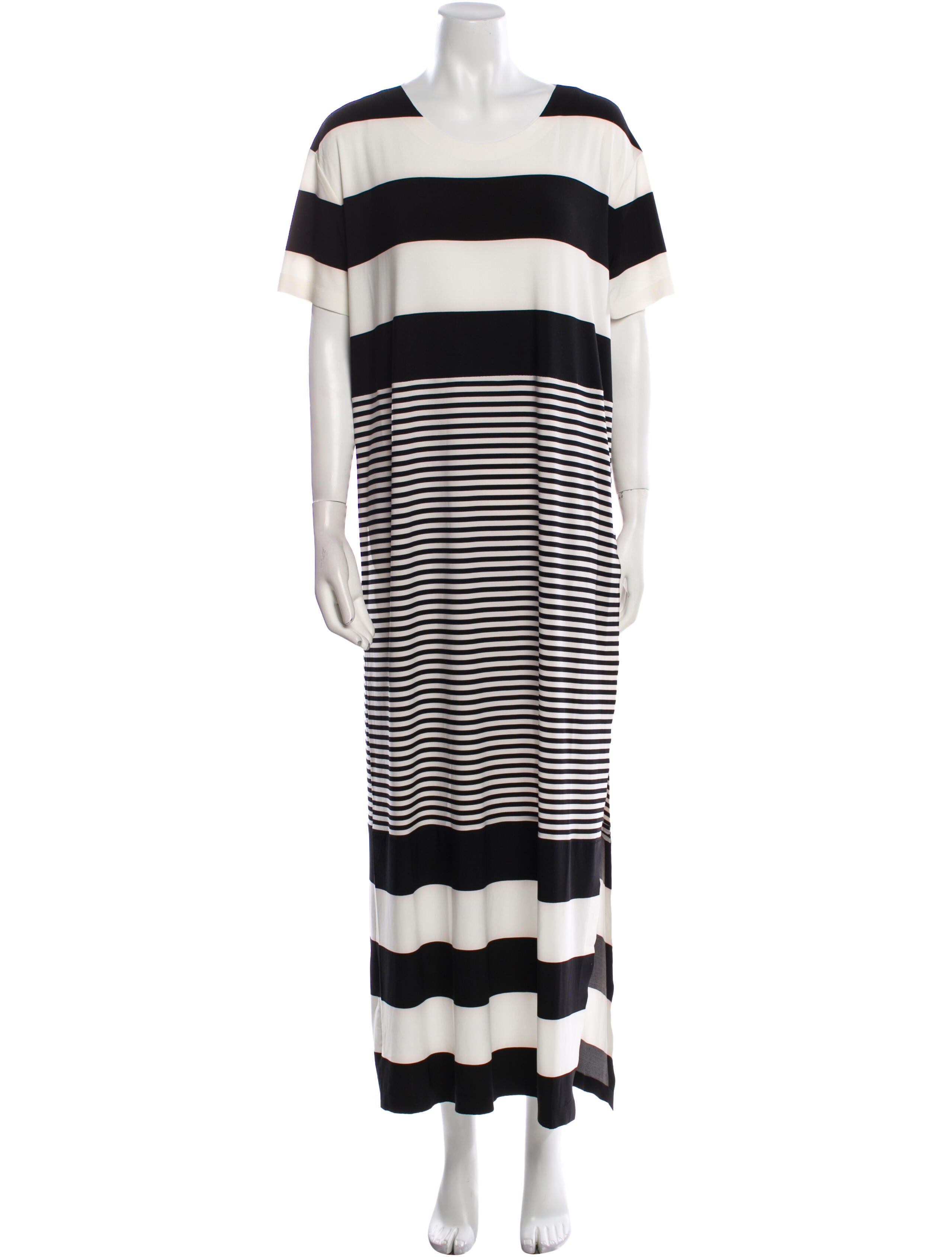 Norma Kamali Striped Long Dress w/ Tags