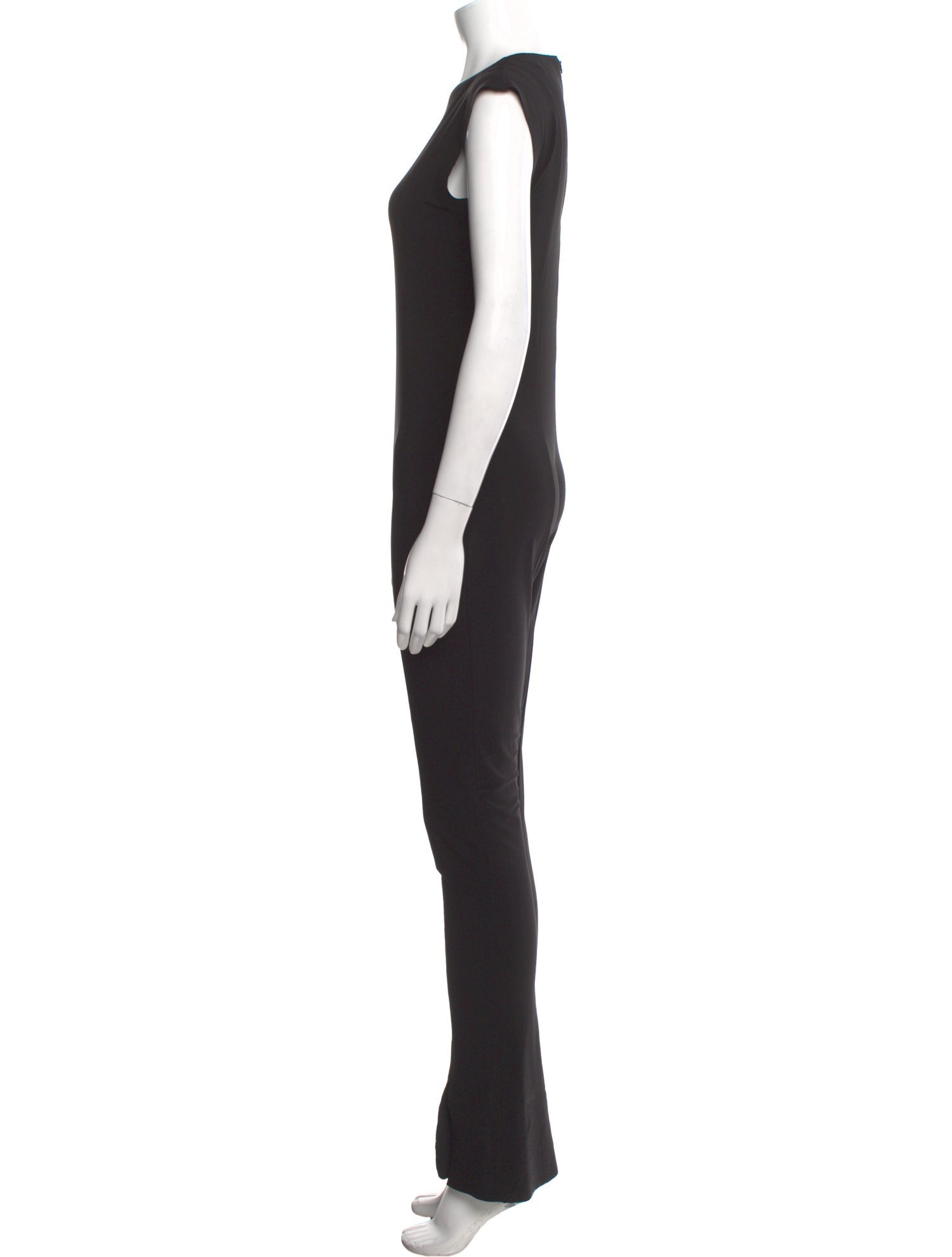 Norma Kamali Crew Neck Jumpsuit