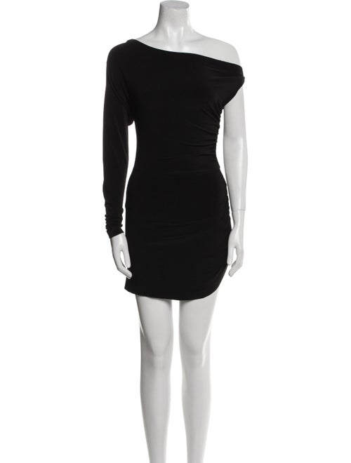 Norma Kamali One-Shoulder Mini Dress