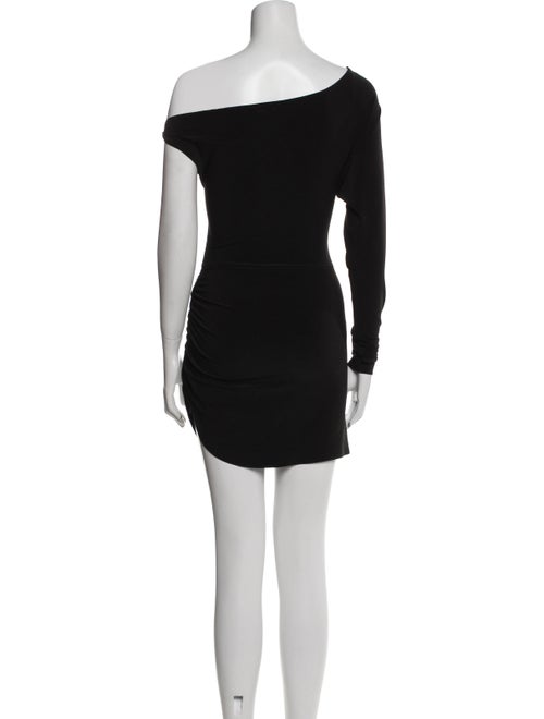 Norma Kamali One-Shoulder Mini Dress
