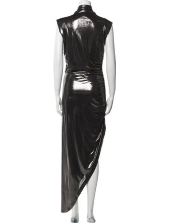 Norma Kamali Mock Neck Long Dress