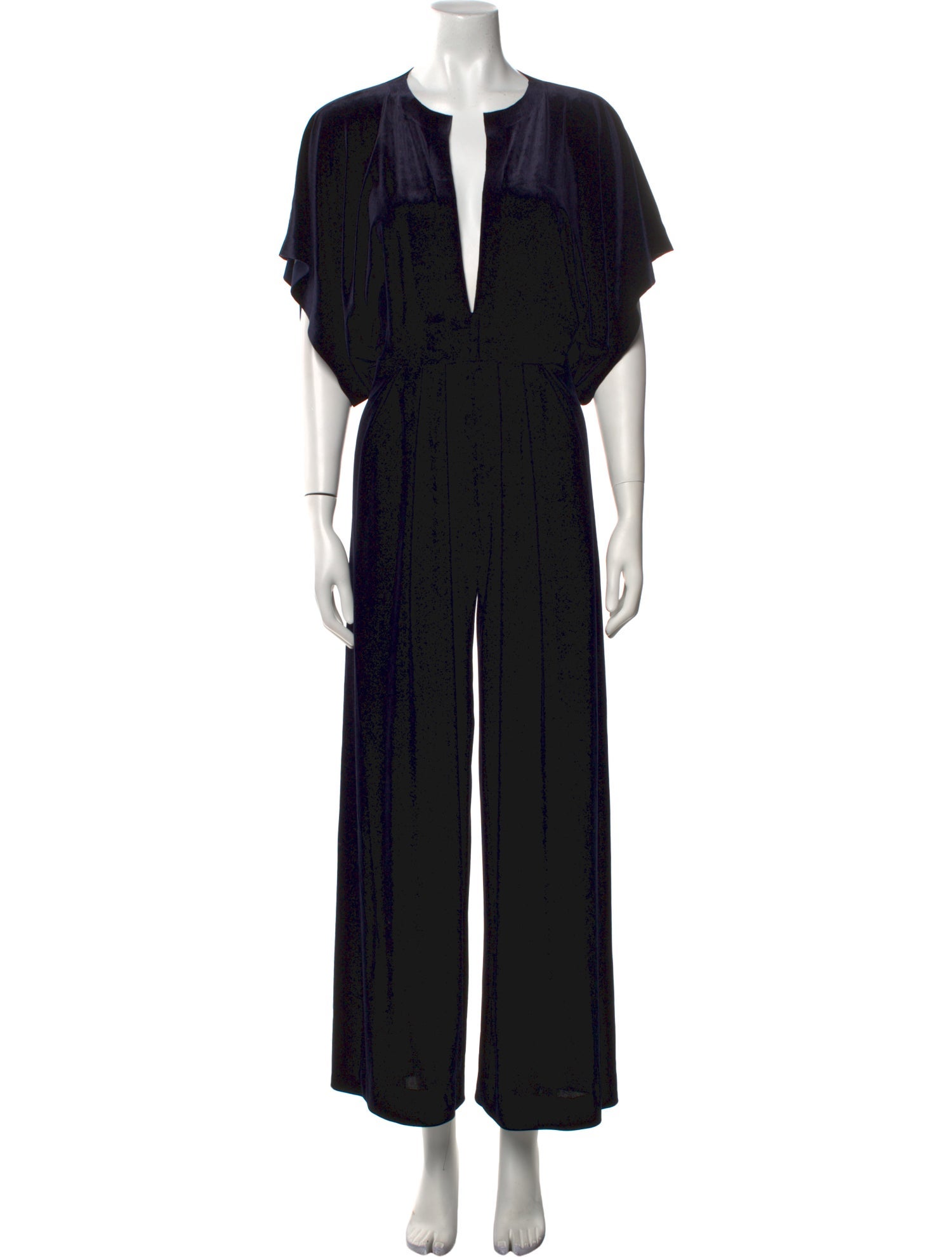 Norma Kamali V-Neck Jumpsuit