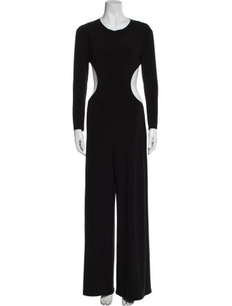 Norma Kamali Scoop Neck Jumpsuit