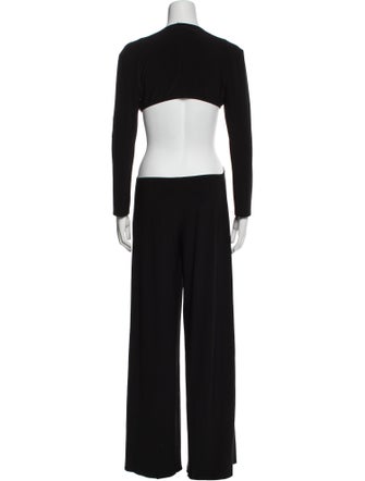 Norma Kamali Scoop Neck Jumpsuit