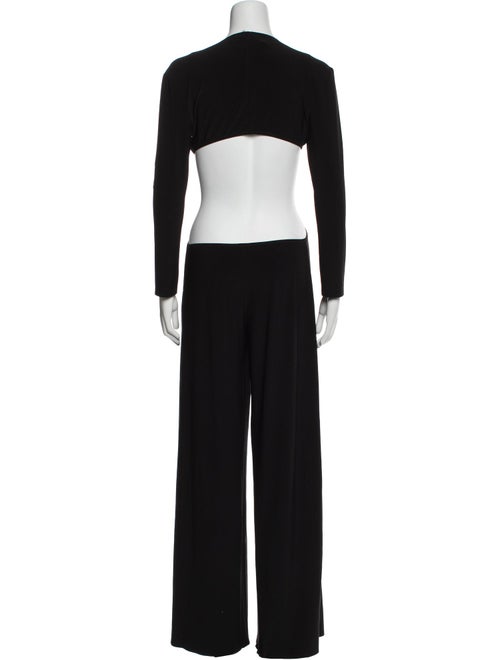 Norma Kamali Scoop Neck Jumpsuit