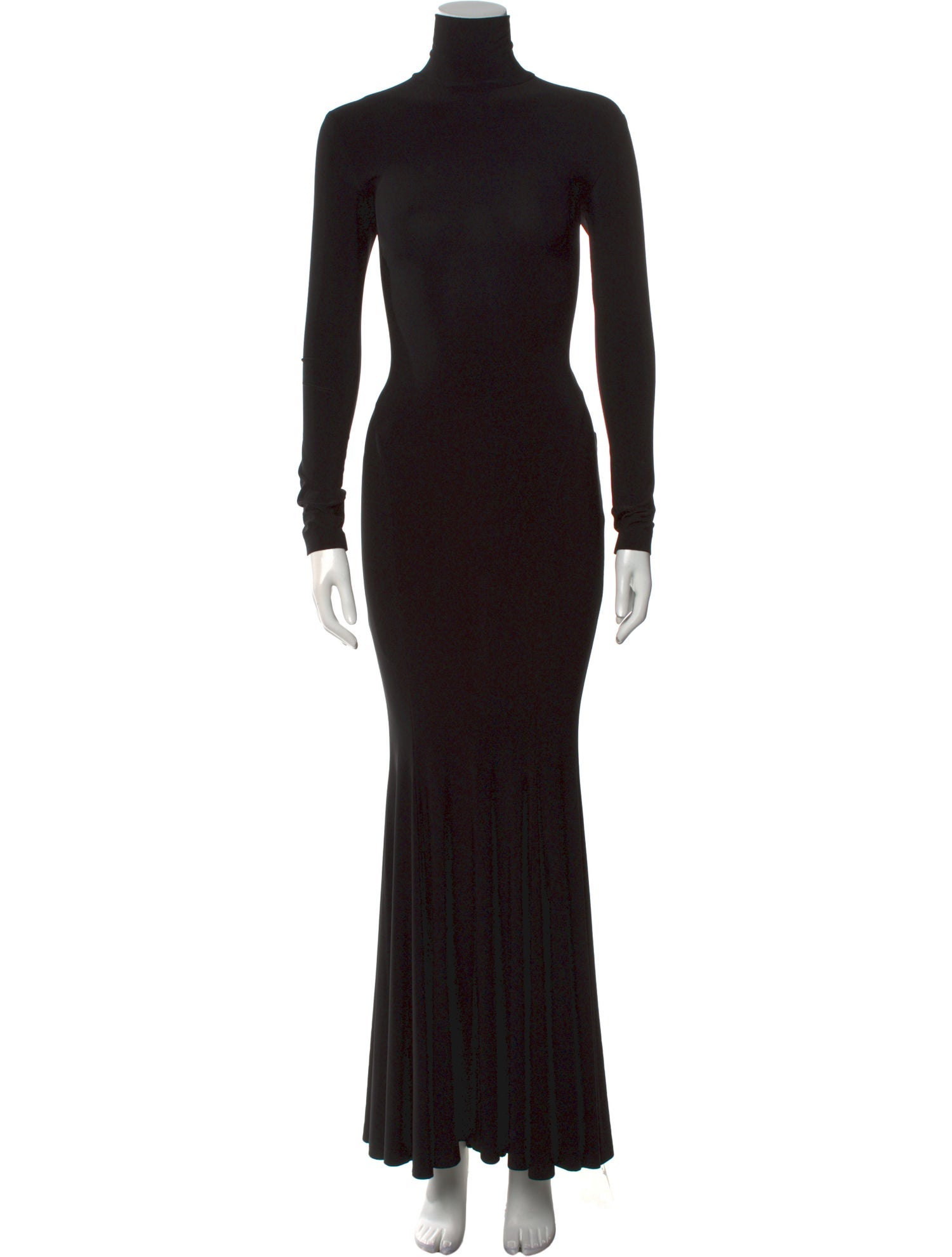 Norma Kamali Turtleneck Long Dress