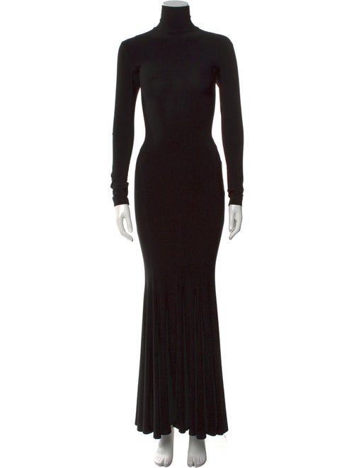 Norma Kamali Turtleneck Long Dress