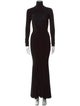 Norma Kamali Turtleneck Long Dress