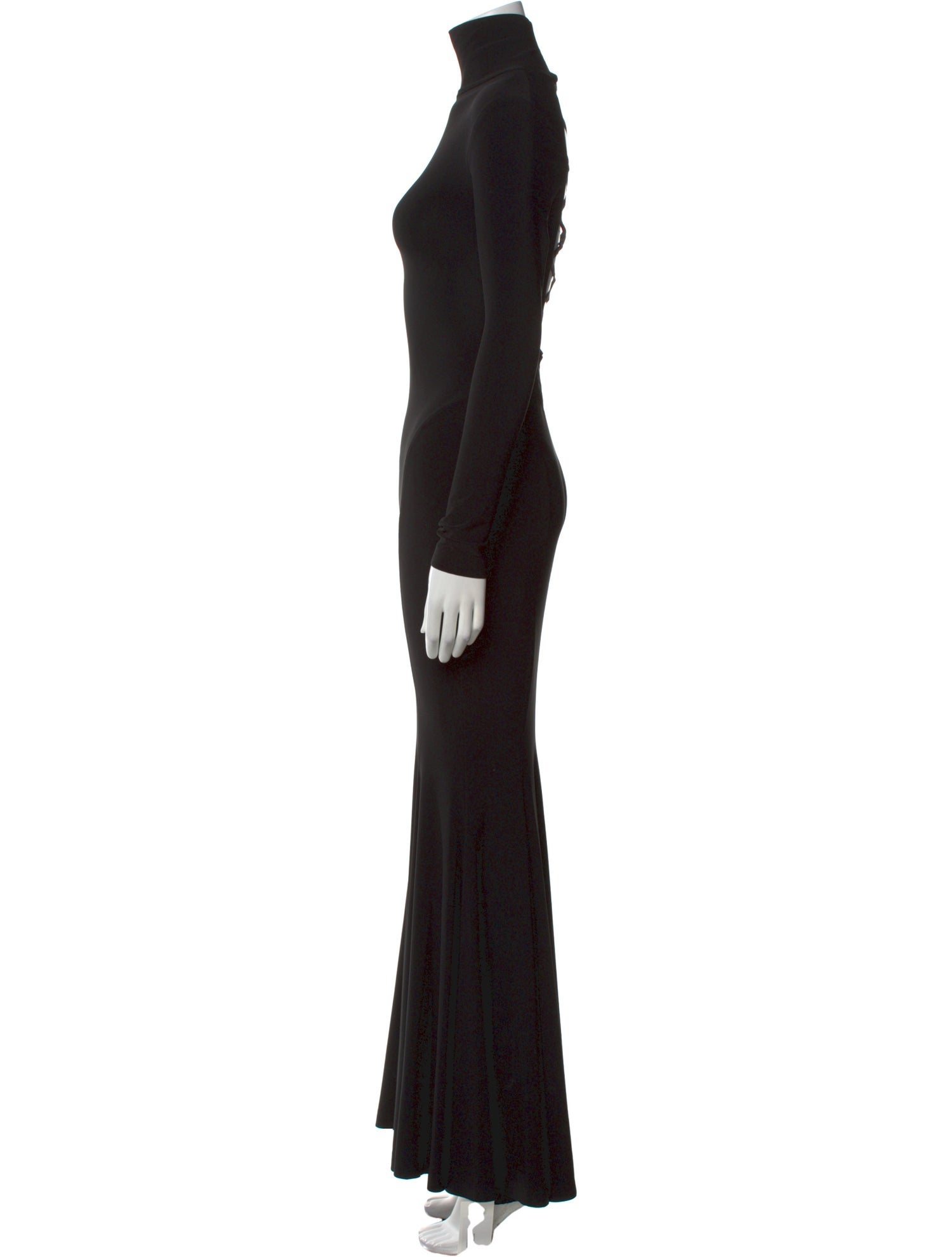 Norma Kamali Turtleneck Long Dress