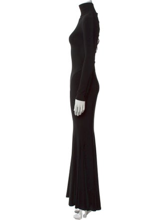 Norma Kamali Turtleneck Long Dress