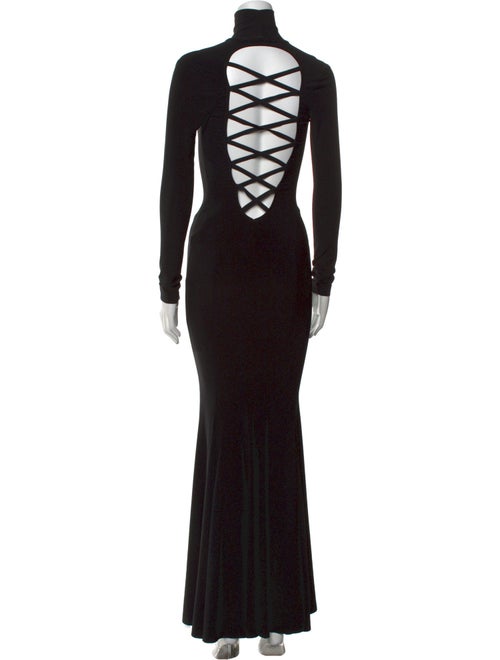 Norma Kamali Turtleneck Long Dress