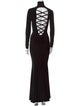 Norma Kamali Turtleneck Long Dress