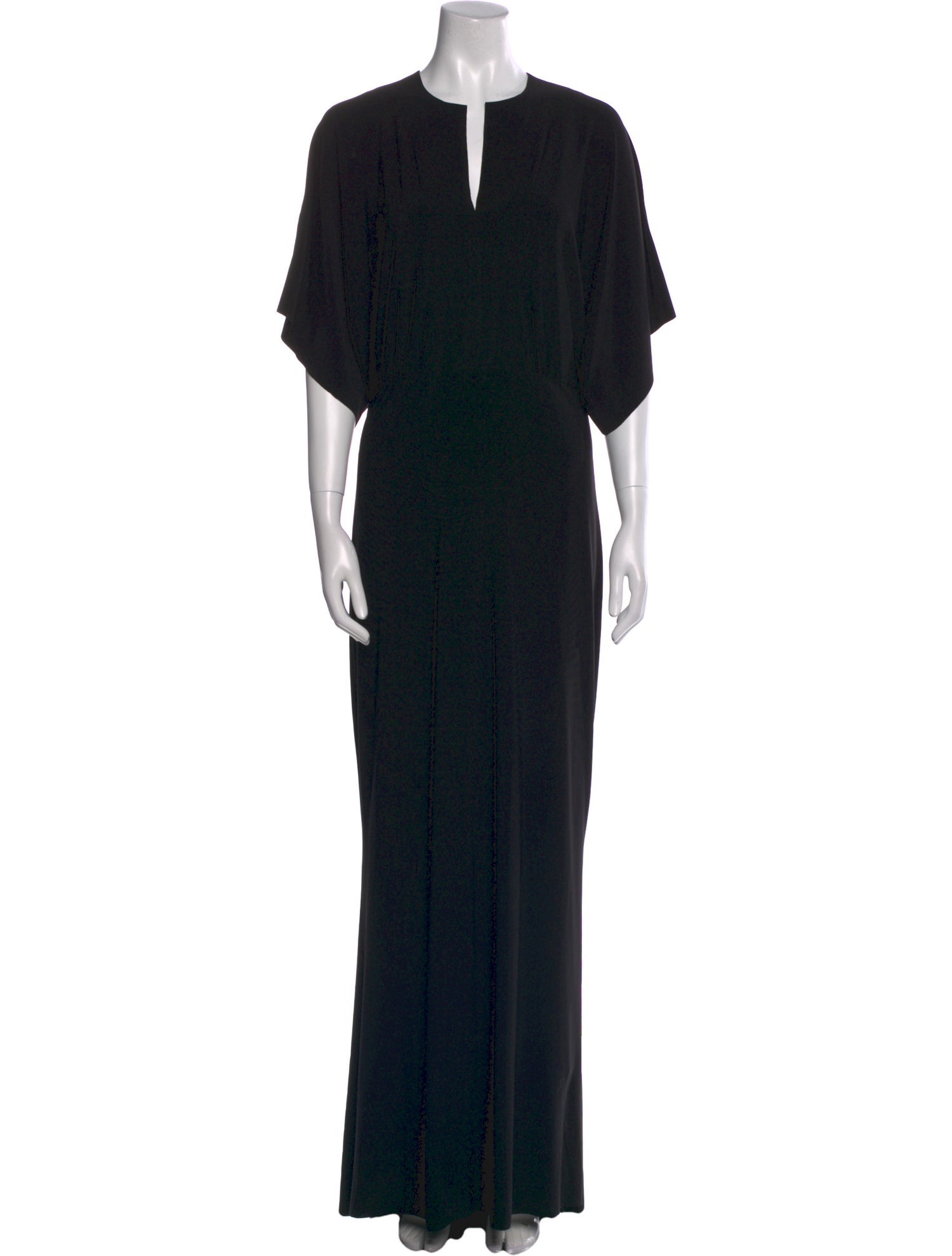 Norma Kamali V-Neck Long Dress