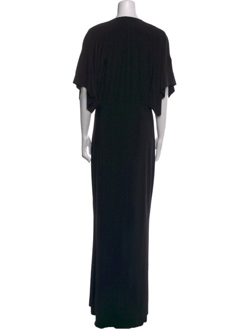 Norma Kamali V-Neck Long Dress
