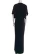 Norma Kamali V-Neck Long Dress