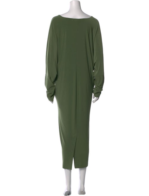 Norma Kamali V-Neck Midi Length Dress