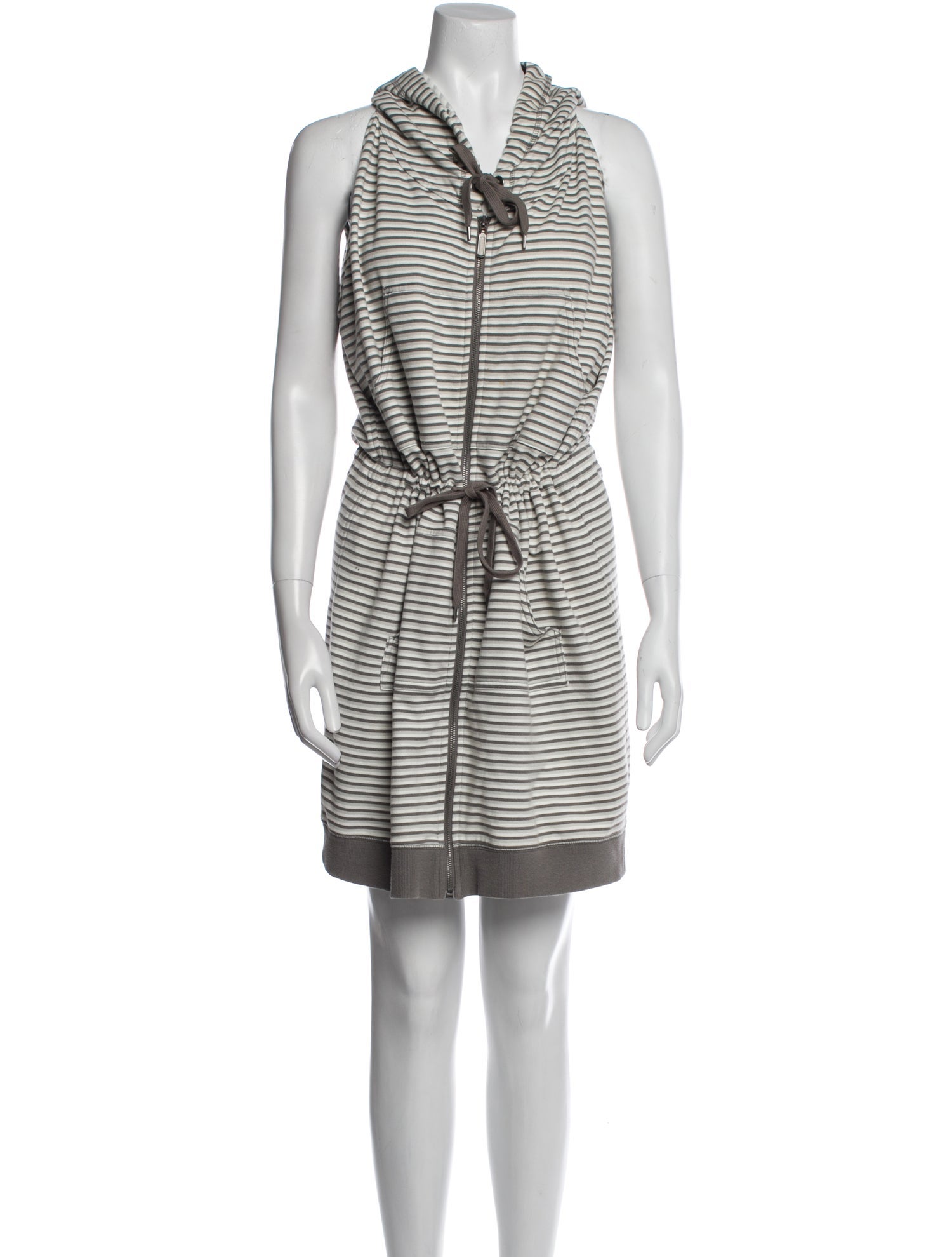 Norma Kamali Striped Mini Dress