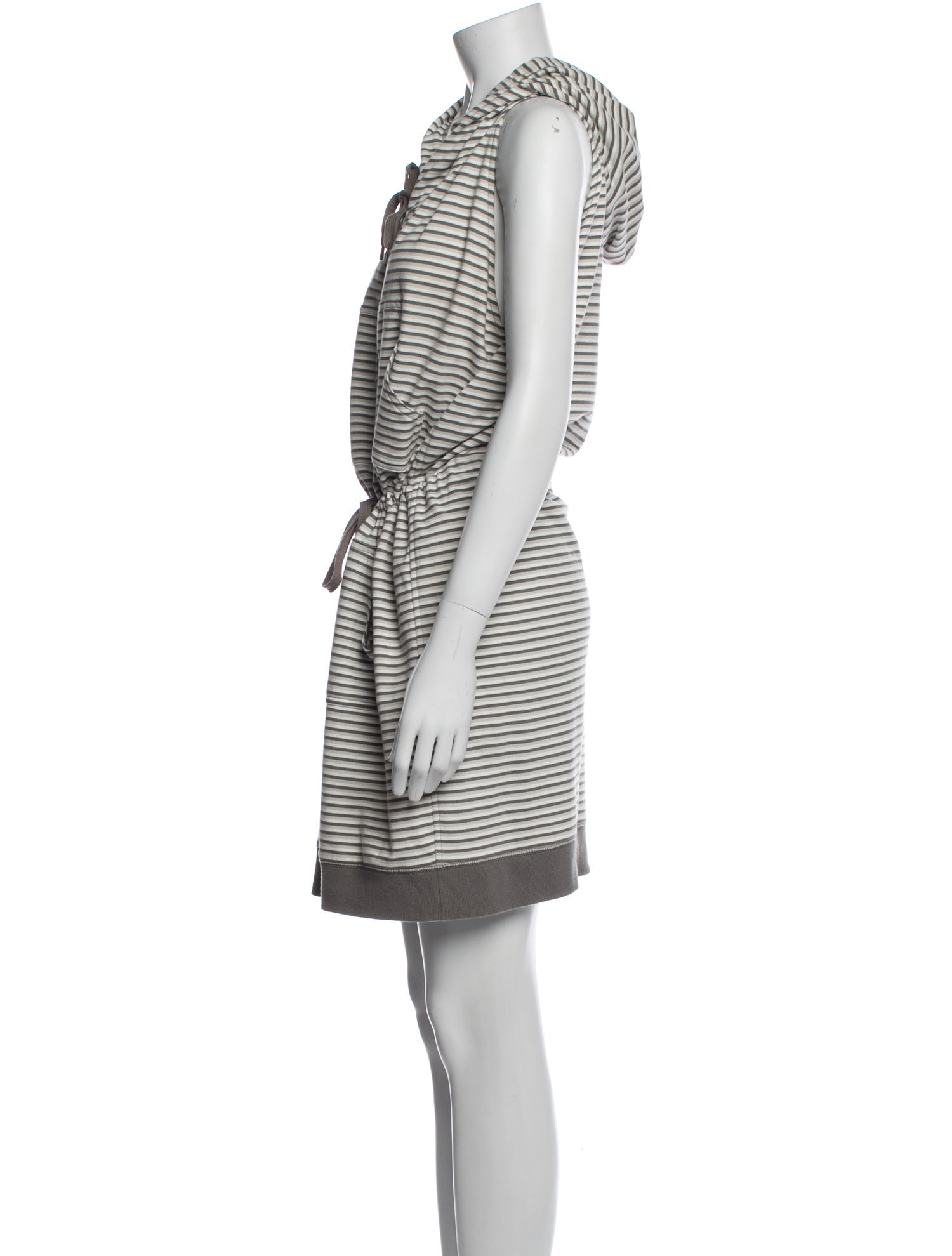 Norma Kamali Striped Mini Dress