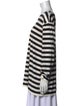 Norma Kamali Striped Scoop Neck Tunic