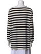 Norma Kamali Striped Scoop Neck Tunic