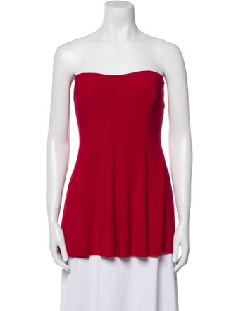 Norma Kamali Strapless Top