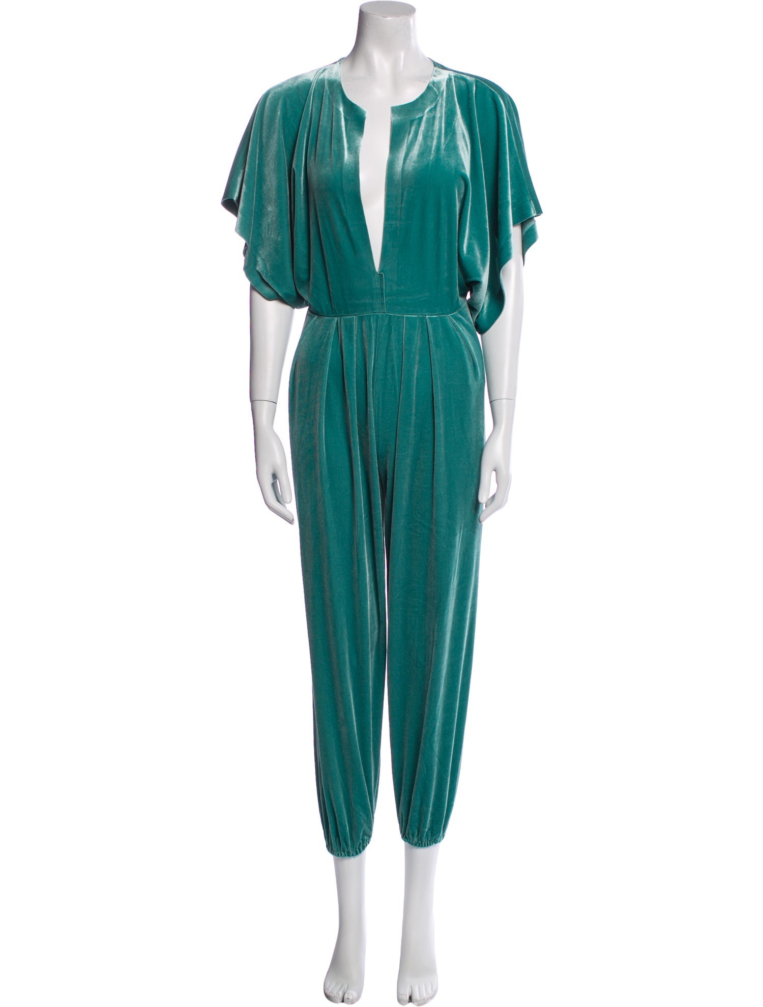 Norma Kamali V-Neck Jumpsuit