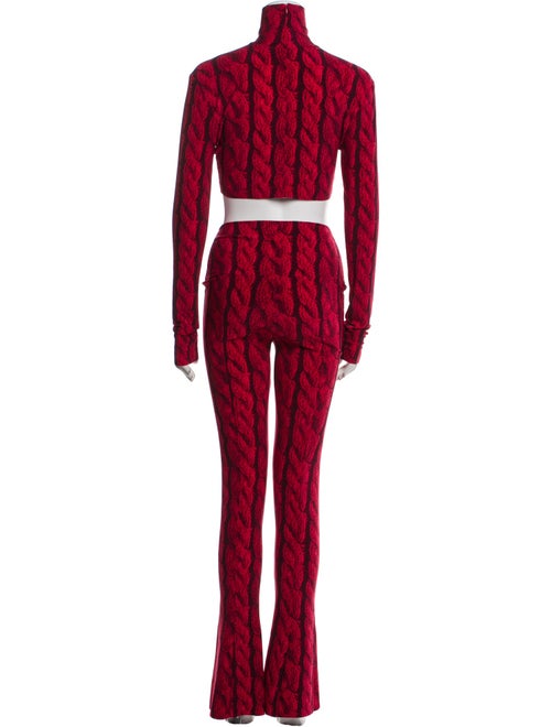 Norma Kamali Striped Pant Set