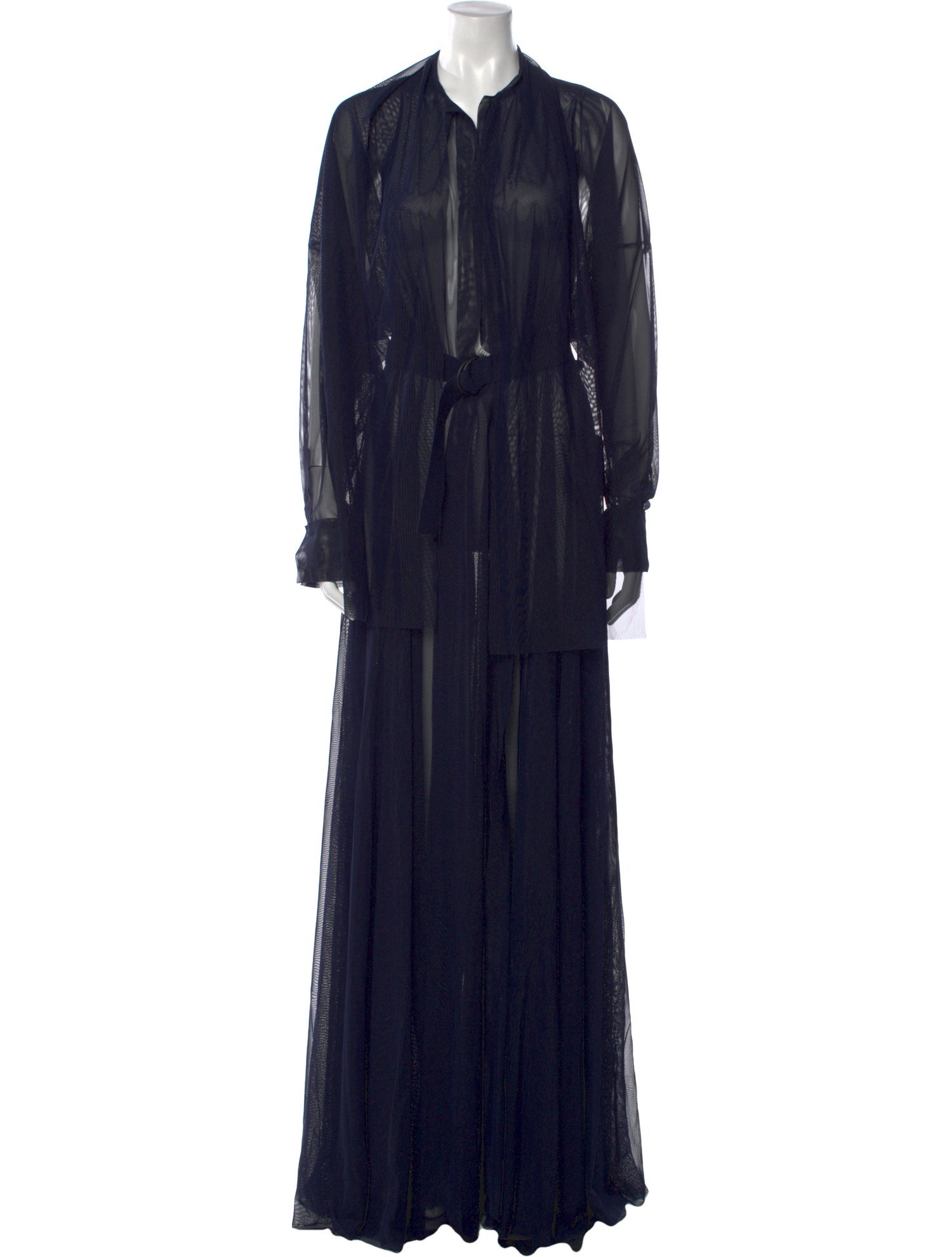 Norma Kamali Nylon Long Dress w/ Tags