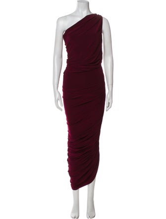 Norma Kamali One-Shoulder Long Dress