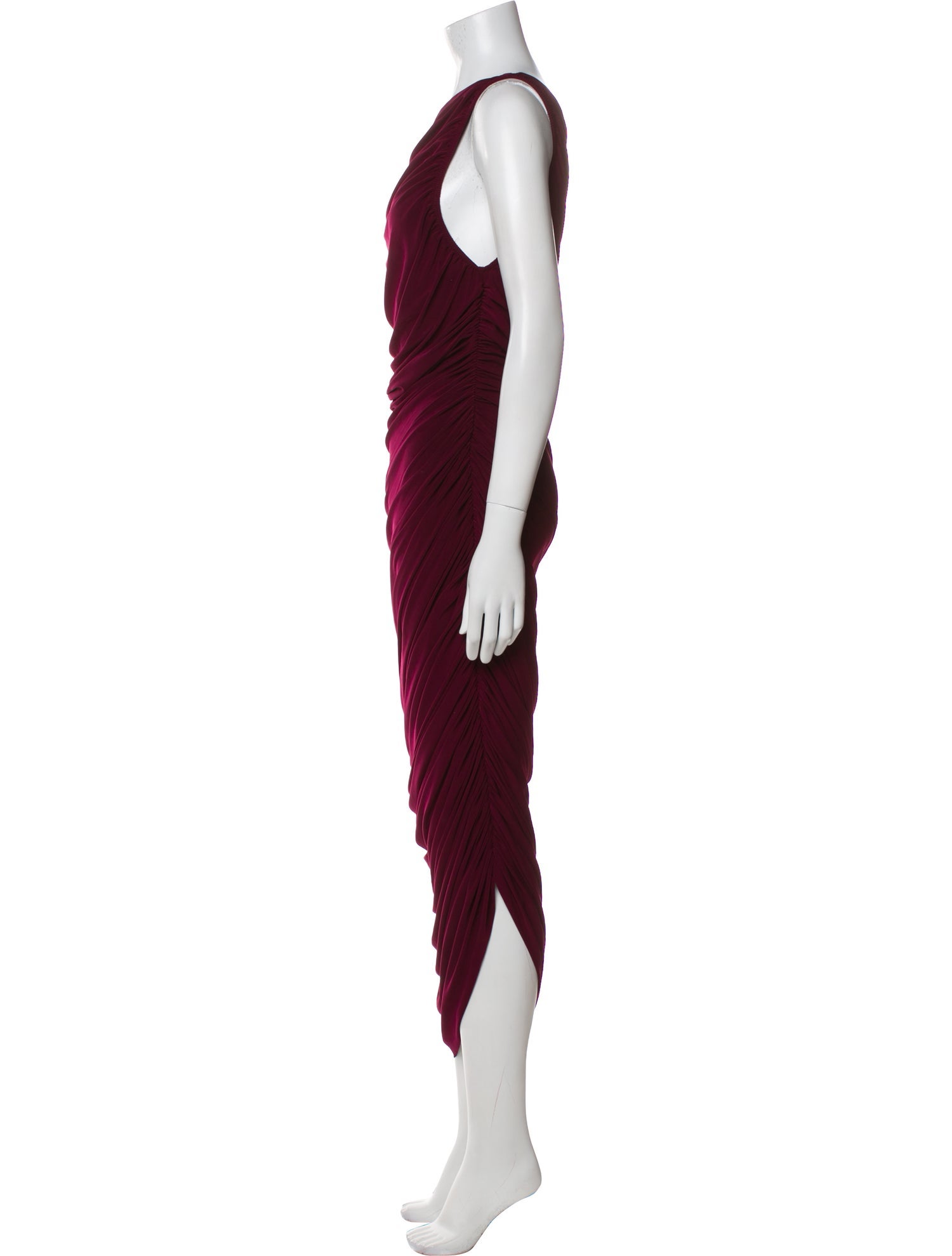 Norma Kamali One-Shoulder Long Dress