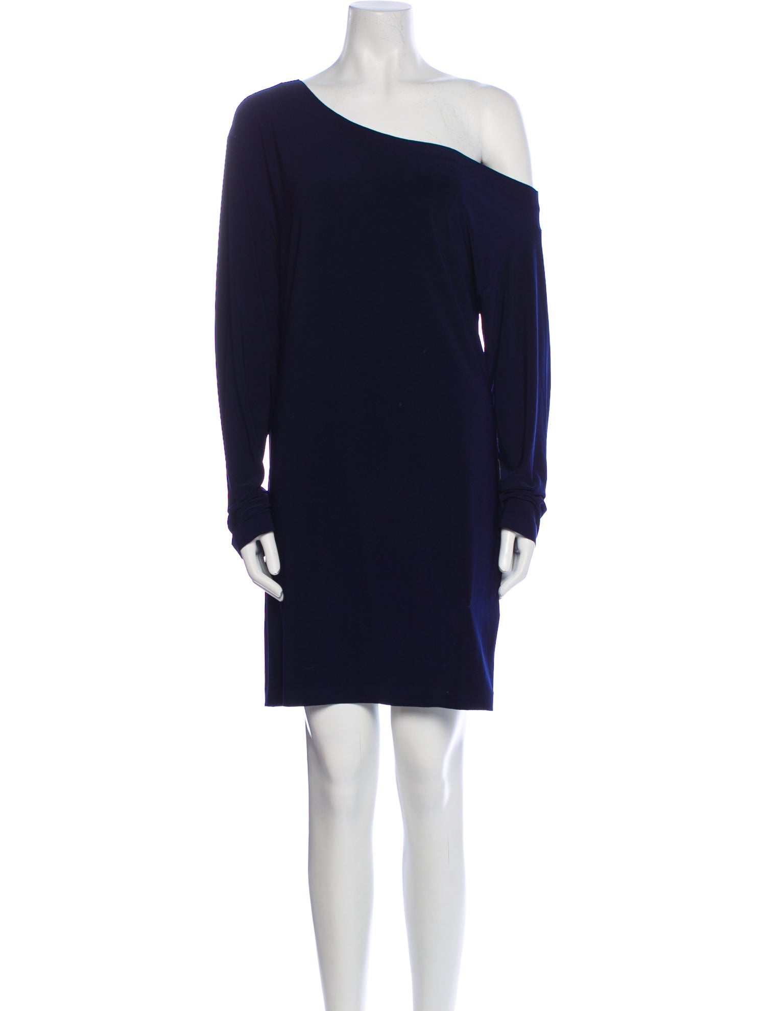 Norma Kamali One-Shoulder Mini Dress w/ Tags