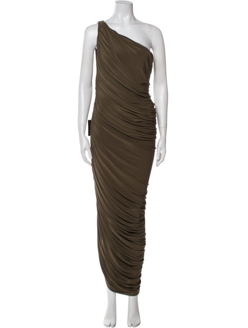 Norma Kamali One-Shoulder Long Dress