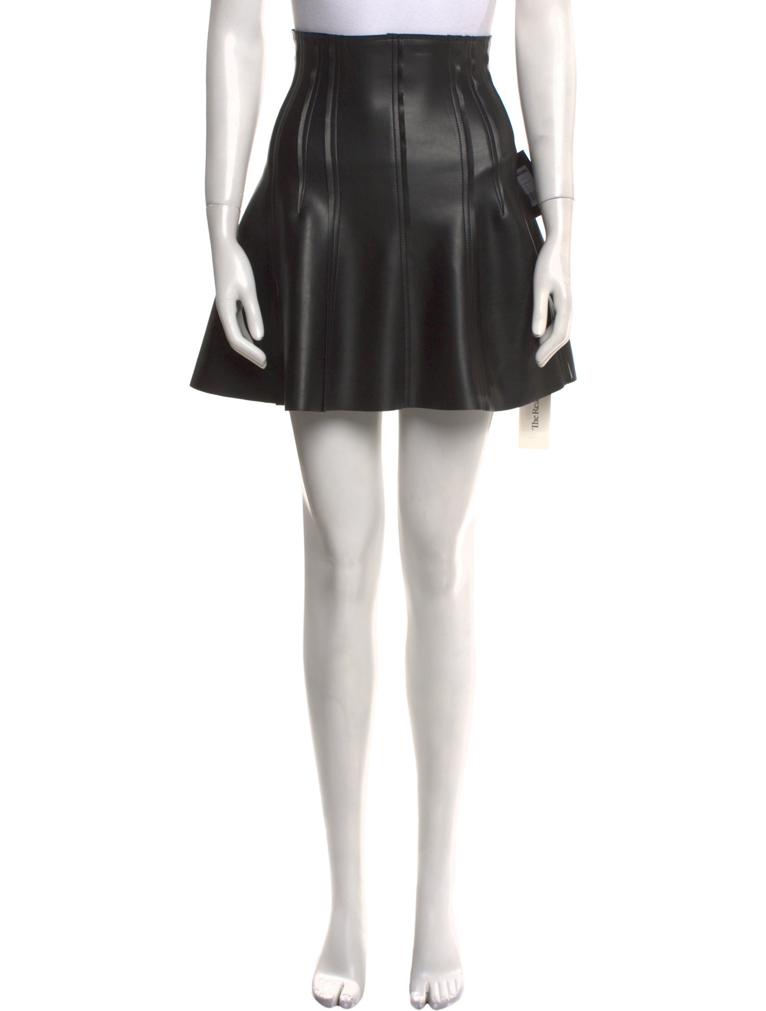 Norma Kamali Pleated Accents Mini Skirt w/ Tags